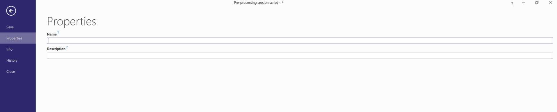 global script backstage
