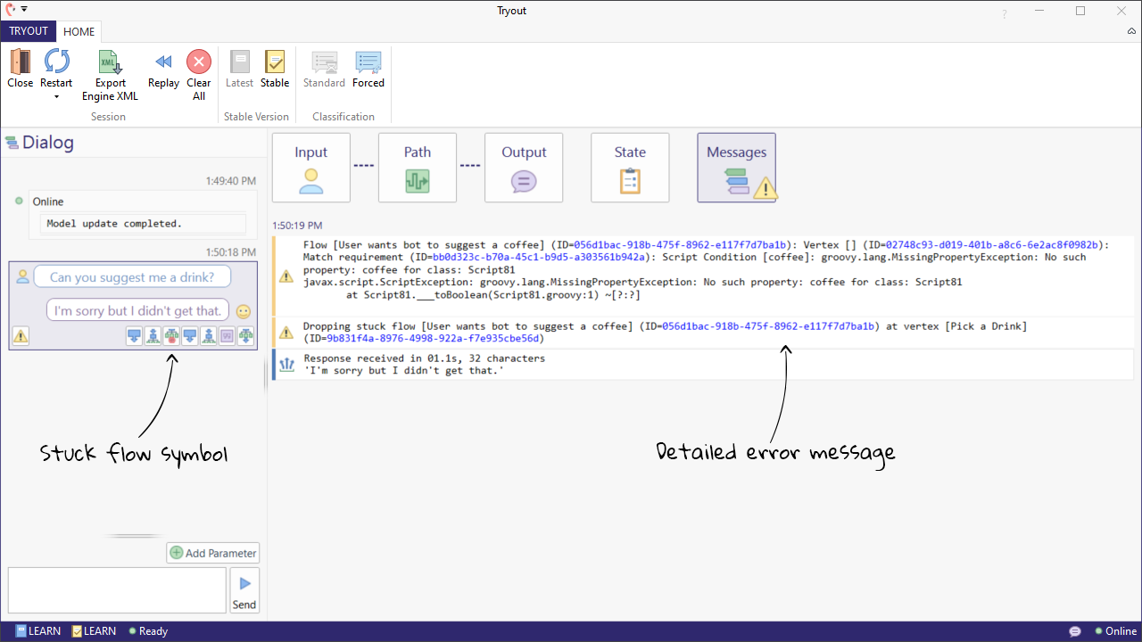 stuck flow annotated