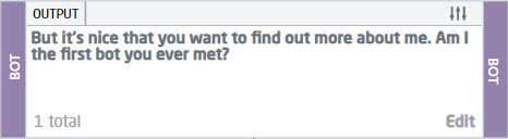 Bot Output